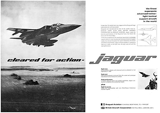 British Aircraft Corporation- BAC Breguet SEPECAT Jaguar         