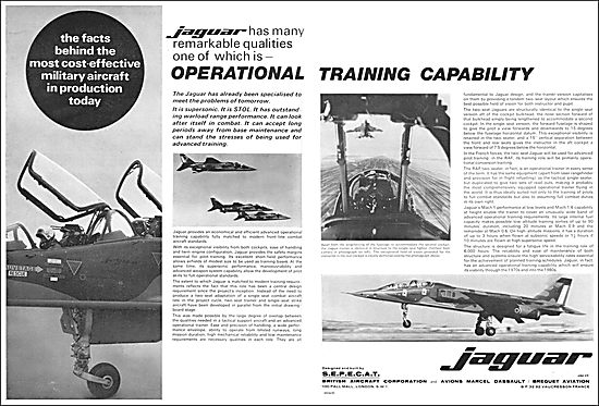 BAC - SEPECAT Jaguar. Operational Training Capability.           