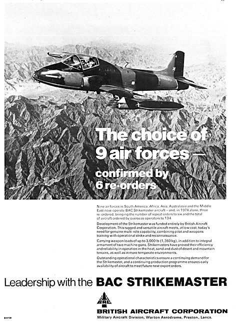 British Aircraft Corporation BAC Strikemaster                    