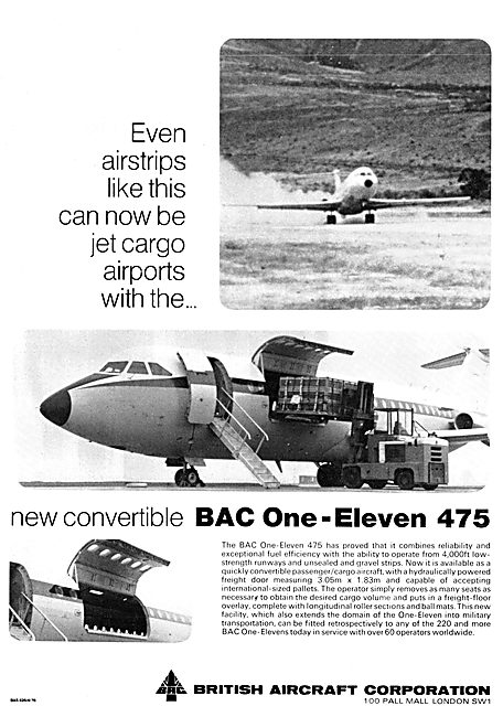 British Aircraft Corporation BAC 1-11 475  BAC One-Eleven        