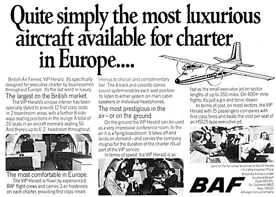 British Air Ferries BAF                                          