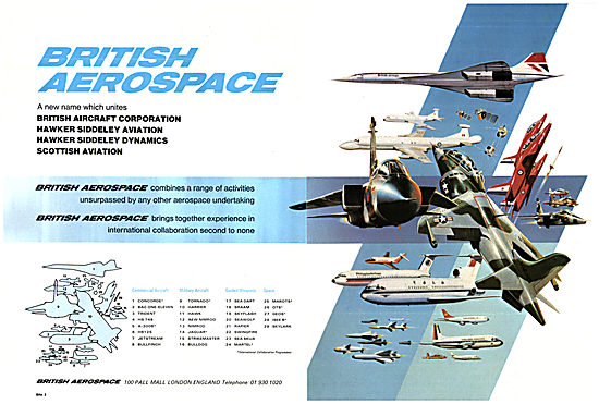 BAe British Aerospace AIrcraft & Missiles 1977                   