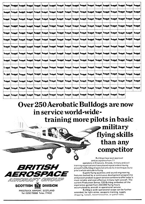 British Aerospace Scottish Division BAe Bulldog                  