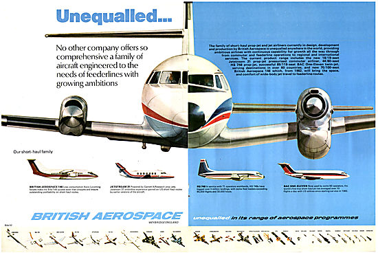 British Aerospace Showcase - BAe Short Haul Aircraft 1979        