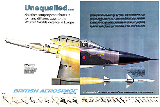 British Aerospace Showcase - BAe Sea Dart  Tornado Sky Flash     
