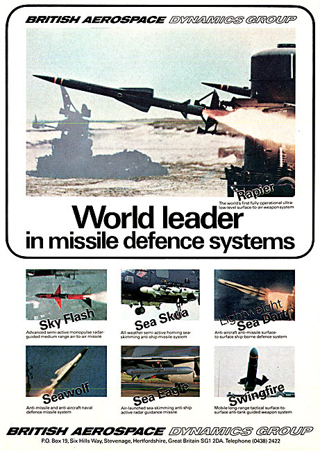 British Aerospace BAe Defence Systems - BAe Missiles             