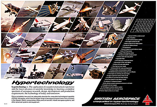 British Aerospace BAe 1983 Portfolio                             