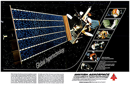 British Aerospace BAe Satellite Technology                       