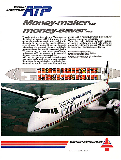 British Aerospace  BAe ATP                                       