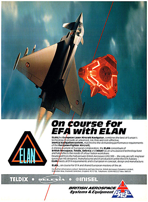 British Aerospace BAe Avionics & Defence Systems - EFA ELAN      