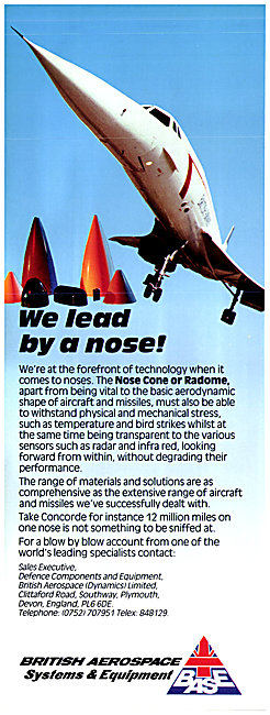 British Aerospace BAe Radome Materials                           