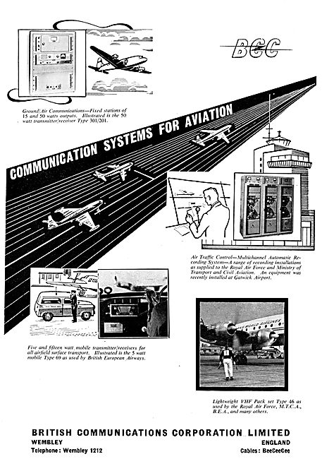 British Communications Corporation. BCC Radio Equipment          