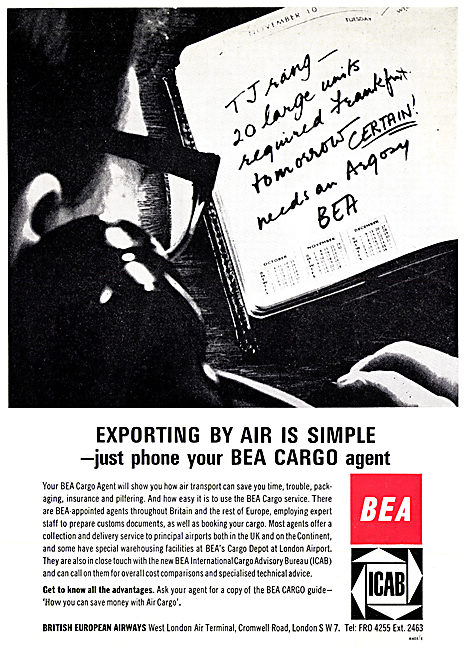 BEA. British European Airways                                    