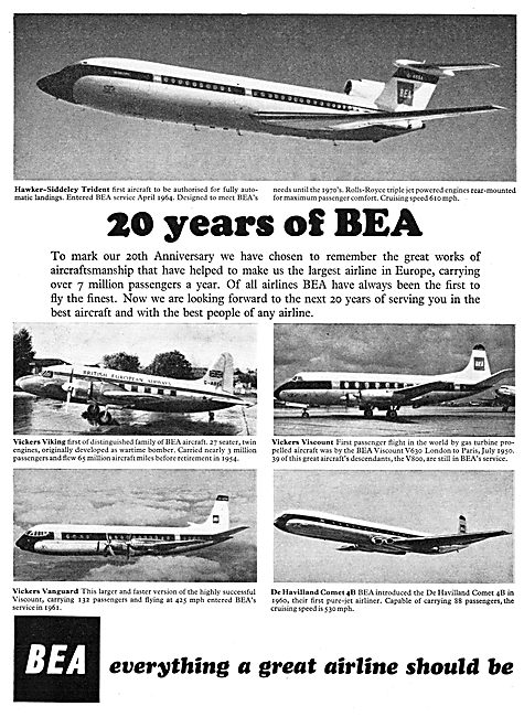 British European Airways - BEA                                   