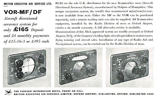 BEAS - Aircraft Directional Accuracy System  VOR-MF / DF         