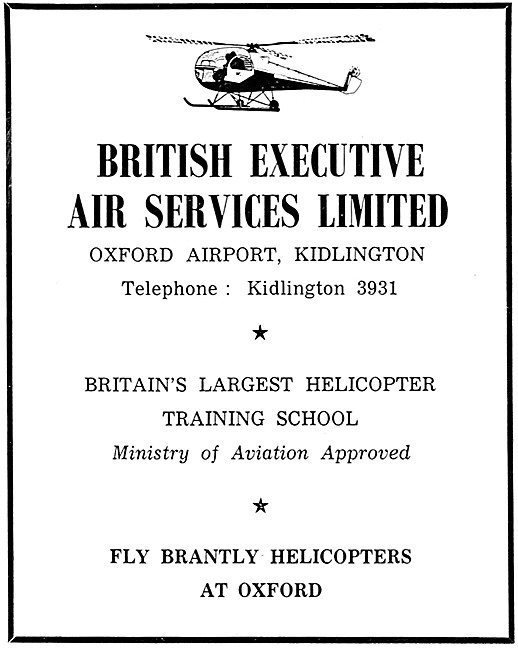 British Executive Air Services, Oxford Helicopter Training School
