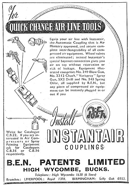 B.E.N.Patents: BEN Quick Change Air Line Tools                   