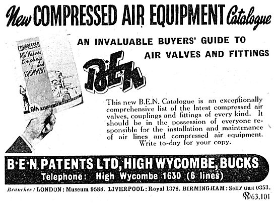 B.E.N.Patents Compressed Air Equipment                           