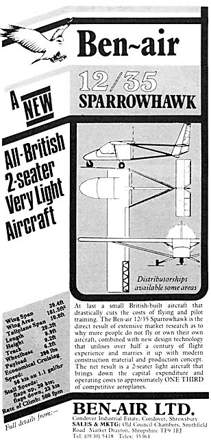 Ben-Air Sparrowhawk - Ben-Air 12/35                              