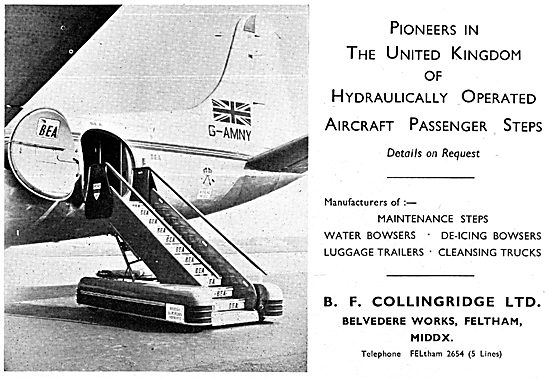 B.F.Collingridge Hydraulically Operated Aircraft Passenger Steps 