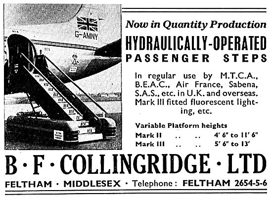 B.F.Collingridge Hydraulically Operated Passenger Steps          