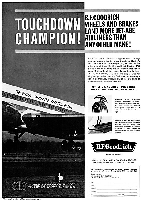 B.F.Goodrich Aircraft Tyres                                      