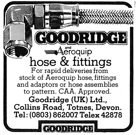 Goodridge Aeroquip Hoses & Fittings                              