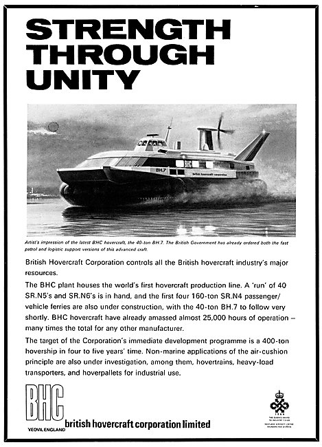 BHC - British Hovercraft Corporation BH.7                        