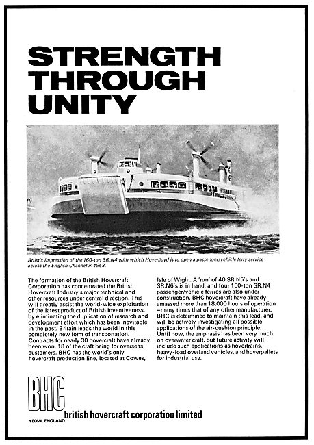 BHC - British Hovercraft Corporation SR.N5                       