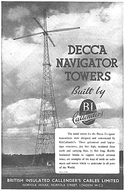 Decca Navigator Transmitter Towers Designed & Built By BICC      