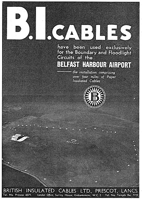 Callender's Electrical Cables For Airfields                      