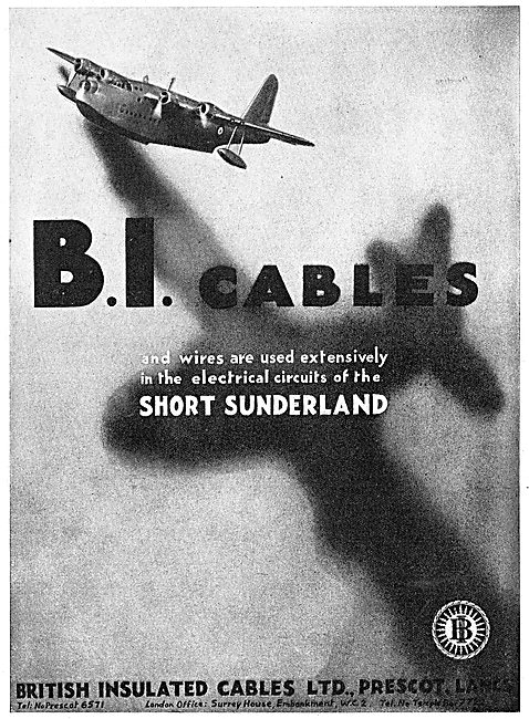 B.I.Cables & Wires For Aircraft Electrical Circuits              