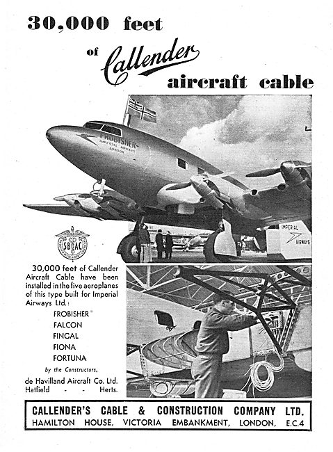 Callenders Cables - Electrical Cables For Aircraft               