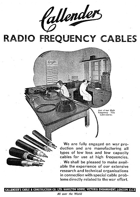 Callender's Aircraft Electrical & Radio Frequency Cables         
