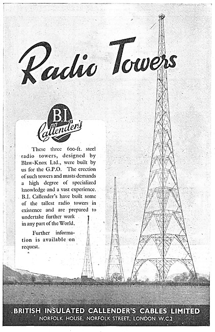 BI Callenders Radio Towers                                       