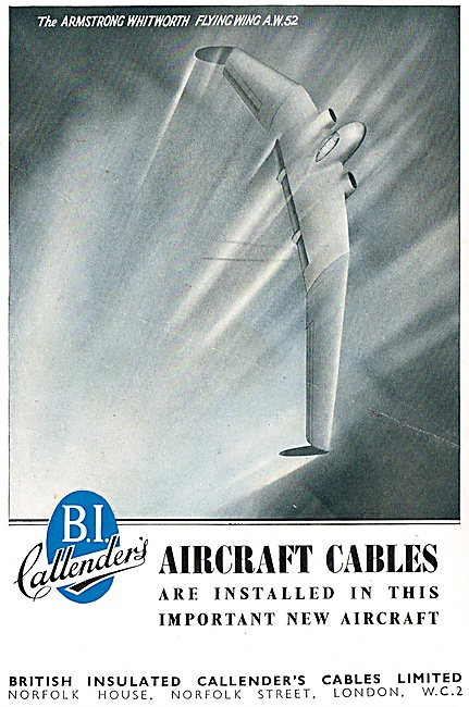 B.I.Callenders Electrical Cables - B.I.C.C. Aircraft Cables      