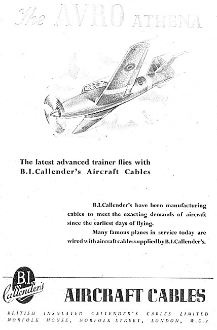 B.I.Callenders Aircraft Cables                                   