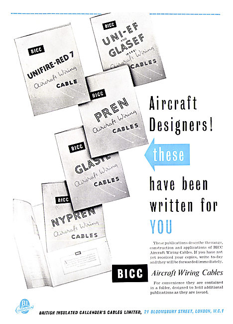 BICC Aircraft Cables                                             