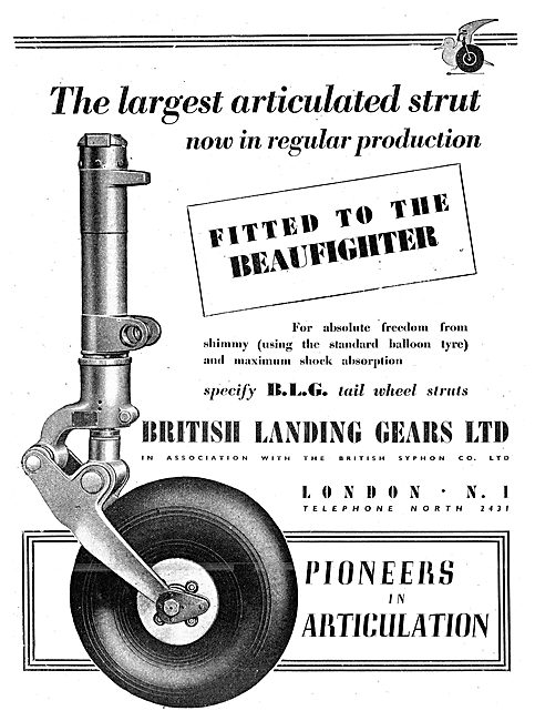 British Landing Gears  B.L.G. Aircraft Undercarriages            