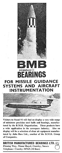 BMB Miniature Bearings For Missiles & Instruments                