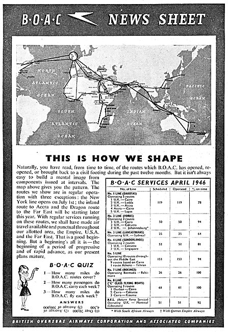 British Overseas Airways Corporation BOAC                        