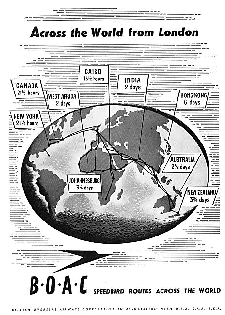 British Overseas Airways Corporation BOAC                        