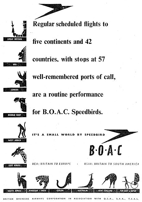 British Overseas Airways Corporation BOAC                        