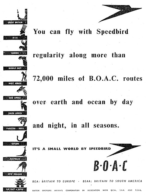 British Overseas Airways Corporation BOAC                        