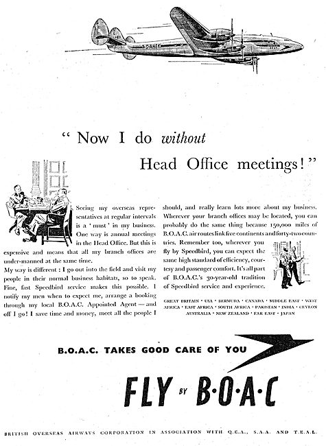 British Overseas Airways Corporation BOAC                        