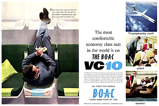 British Overseas Airways Corporation BOAC. VC 10                 