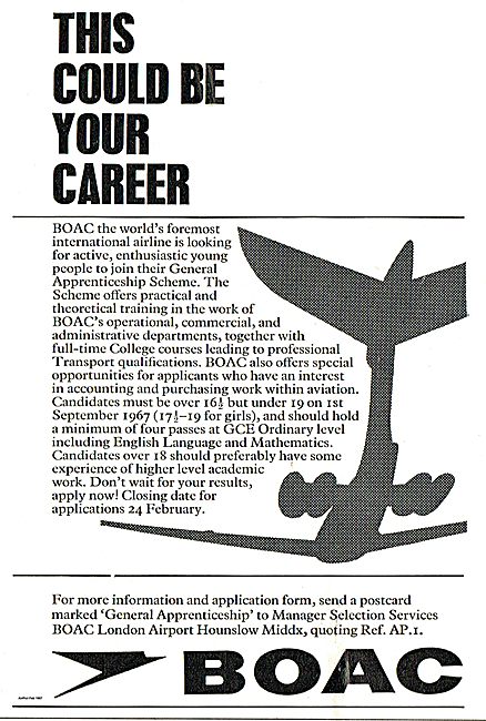 BOAC General Apprenticeship Scheme                               