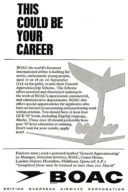 BOAC General Apprenticeship Scheme                               