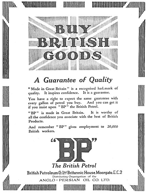 British Petroleum BP 1925                                        