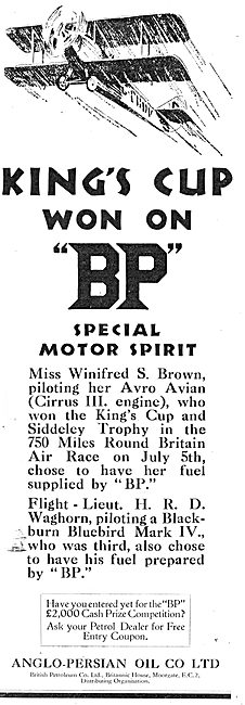 British Petroleum BP - Kings Cup Triumph.                        
